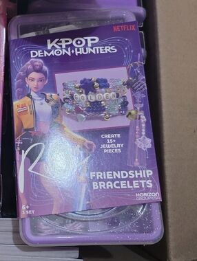 KPOP Rummi Demon Hunters Purple Friendship Bracelets Kit